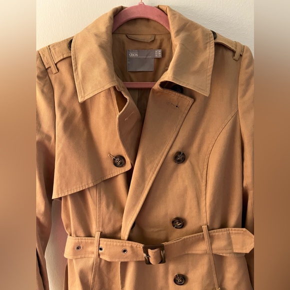 Beige trench coat with belt - Size M - Picture 5 of 7